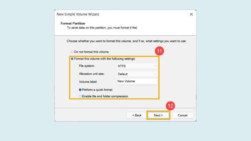 Định dạng Volume