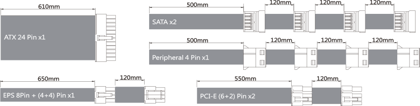 Thông số Nguồn Cooler Master MWE Bronze V2 700w (80 Plus  Bronze/Màu Đen) 