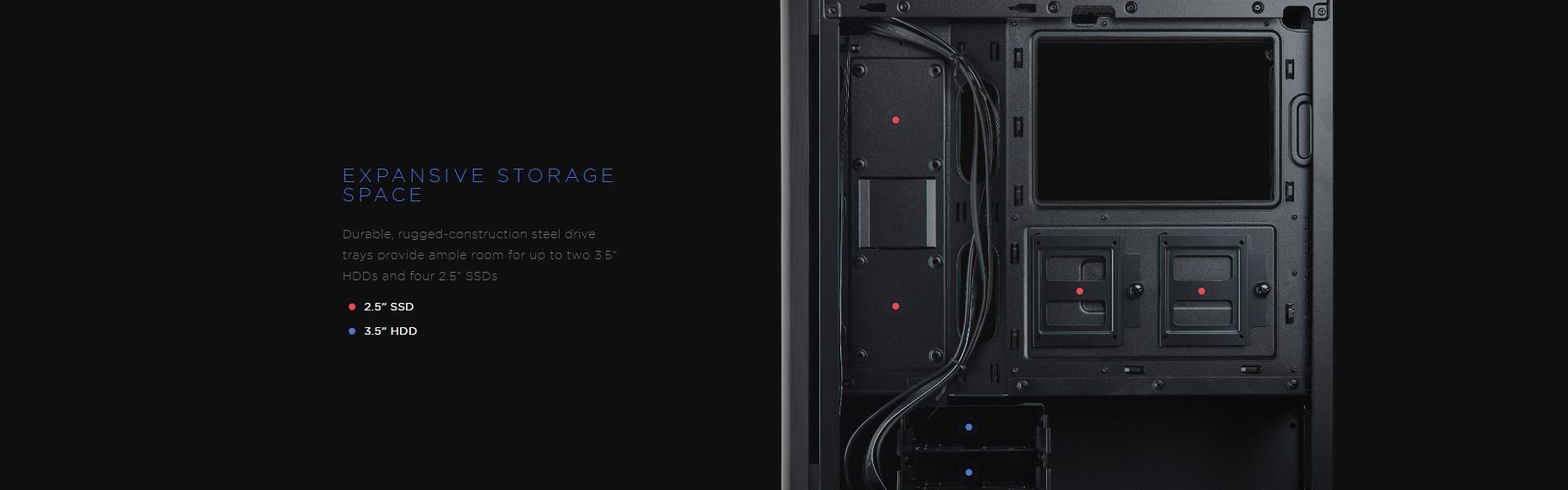 Case Corsair Carbide Series 275R Tempered Glass Gaming (Mid Tower/Màu Đen) giới thiệu 5