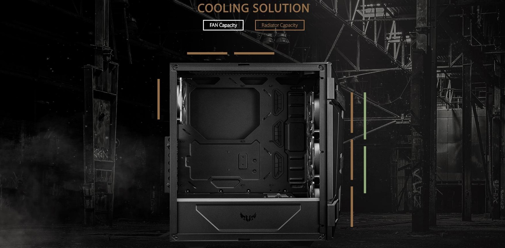 Case Asus TUF Gaming GT301 (Mid Tower/ Màu Đen/ Led ARGB) giới thiệu 5