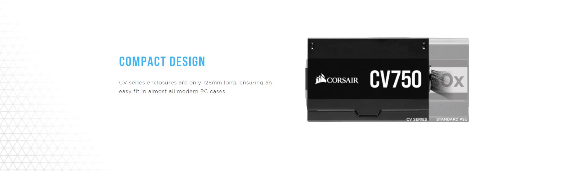 Nguồn Corsair Series CV750 750 W giới thiệu