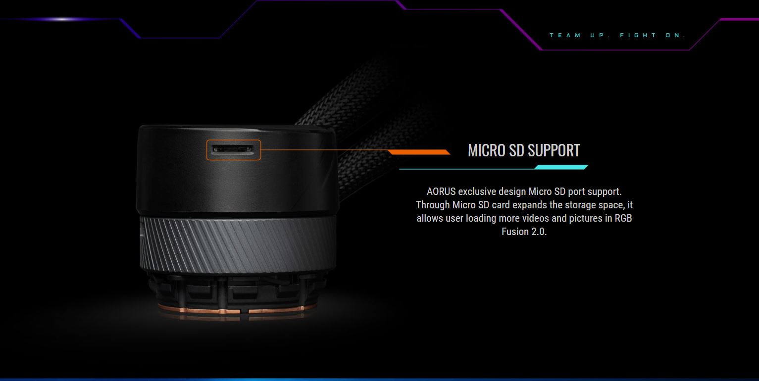 Tản nhiệt nước CPU AIO GIGABYTE AORUS WATER FORCE X 360 giới thiệu 8