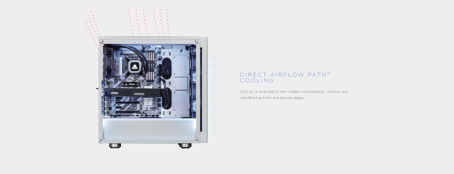 Case Corsair Carbide Series 275R Tempered Glass Gaming (Mid Tower/Màu Đen) giới thiệu 6