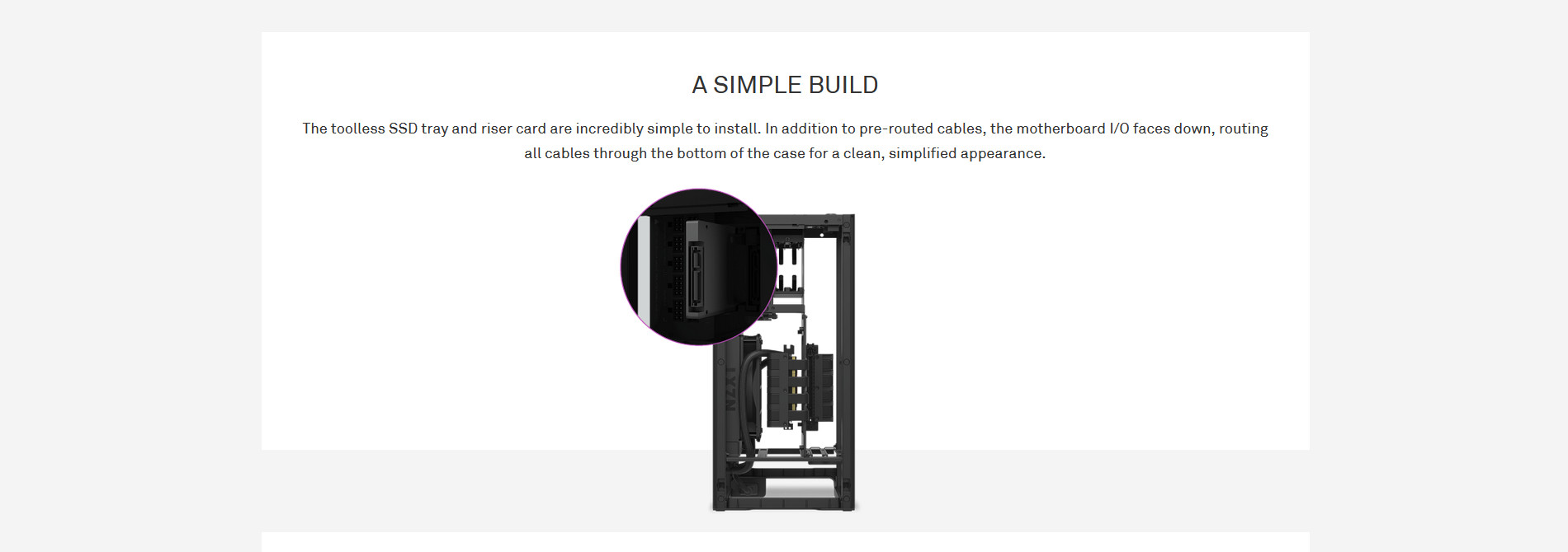  NZXT H1 (Mini Tower/Màu Trắng Đen) giới thiệu 3