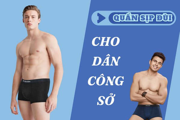 Quần sịp đùi Luxsion cho nam công sở - Tự tin, thoải mái cả ngày dài