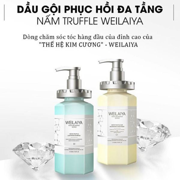 Tổng quan dầu gội Weilaiya nấm Truffle