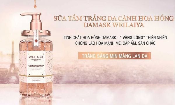 Cảm nhận chân thực khi sử dụng sữa tắm Weilaiya hoa hồng