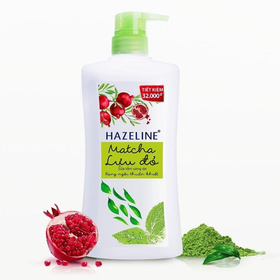 Sữa tắm Hazeline Matcha Lựu đỏ