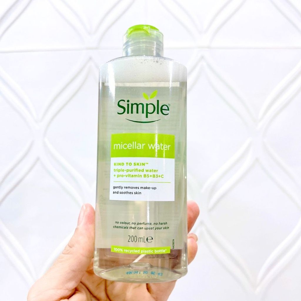 Nước Tẩy Trang Simple Micellar Cleansing Water Chai 200ml