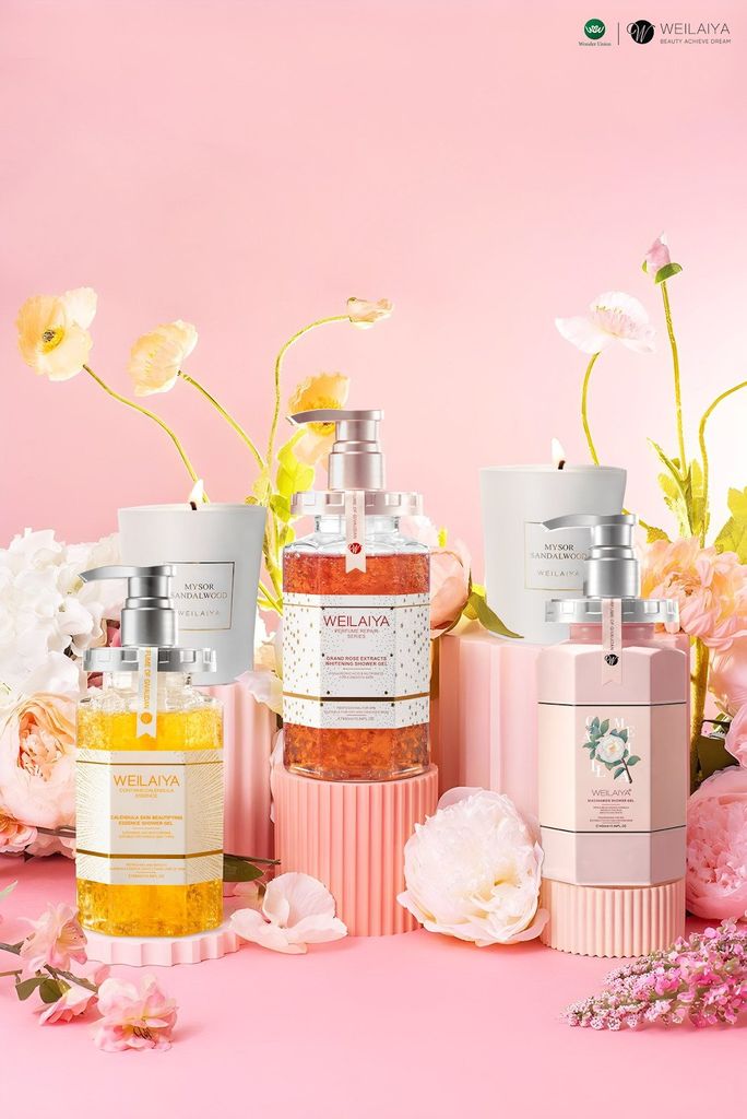 Bộ sữa tắm Weilaiya sáng da hương nước hoa