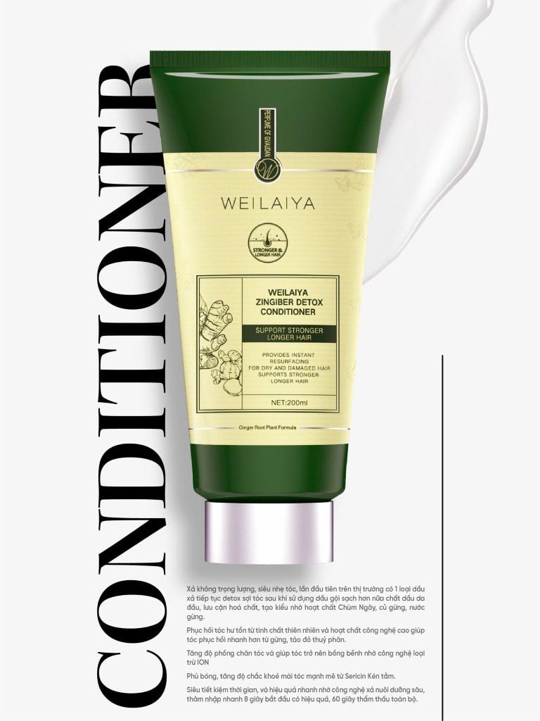 dầu xả gừng luxury weilaiya