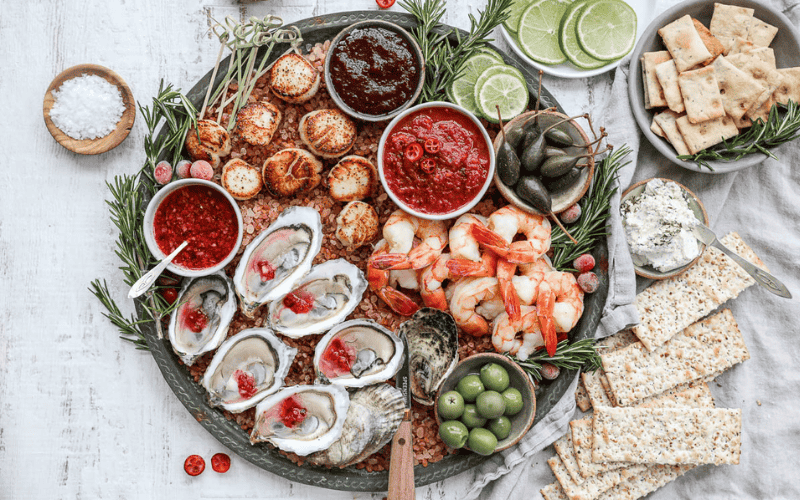 Lesson 10: Seafood Charcuterie Board