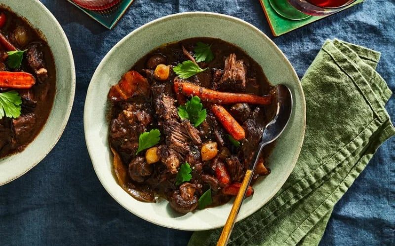 5 món ăn chế biến với rượu vang