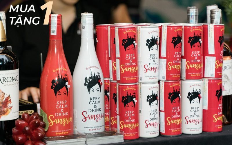 Mua 1 tặng 1 - Rượu Sparkling Sangria dành cho tháng 08