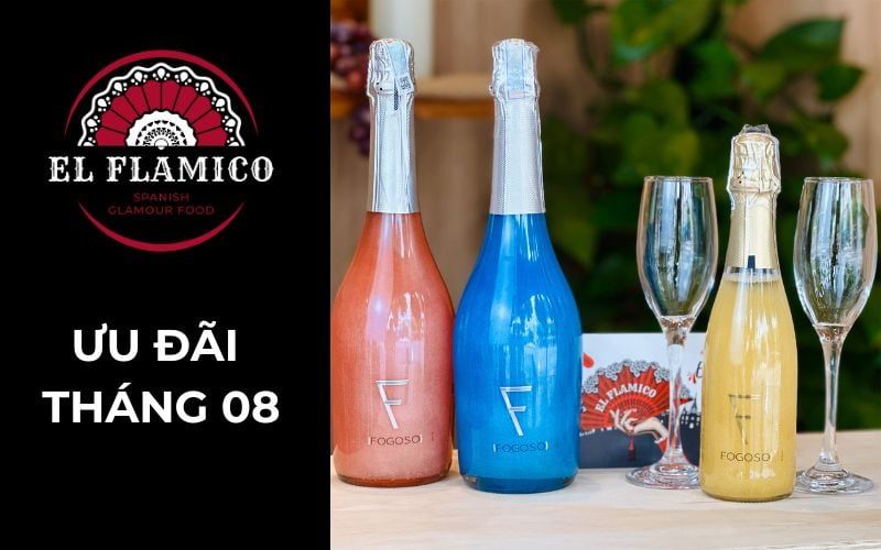 Mua 2 tặng 3 - Rượu vang Sparkling Fogoso