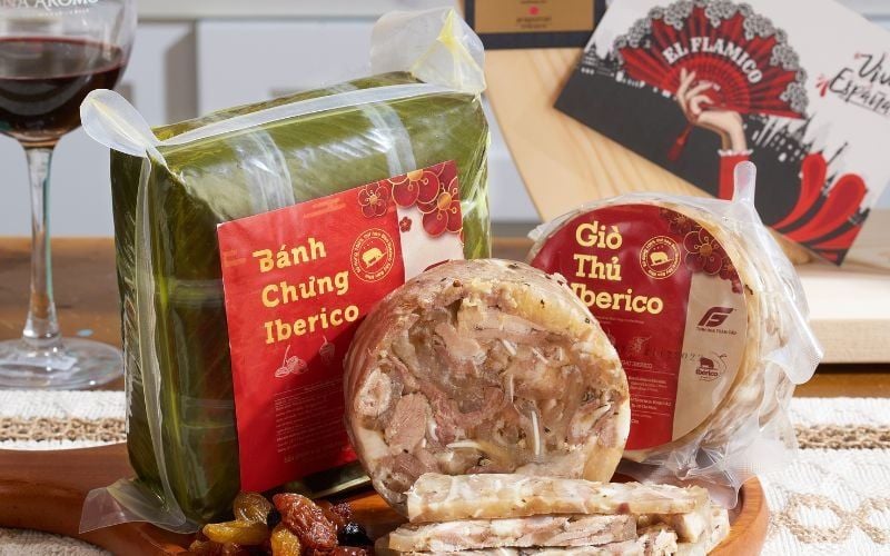 Ăn Uống Sài Gòn: Bánh chưng Iberico hương vị Á Âu cao cấp hoà quyện cho dịp Tết
