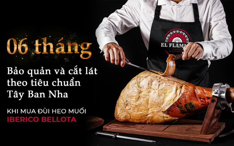 Tặng gói bảo quản và cắt đùi heo muối miễn phí trong 06 tháng