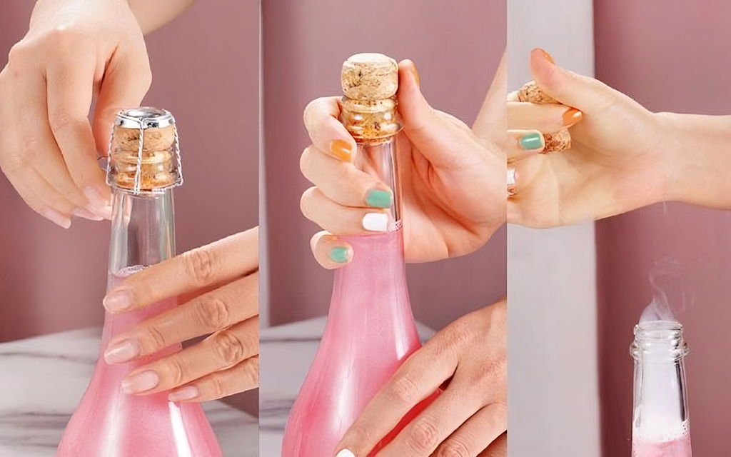 Hướng dẫn mở chai rượu vang sủi bọt một cách chuyên nghiệp