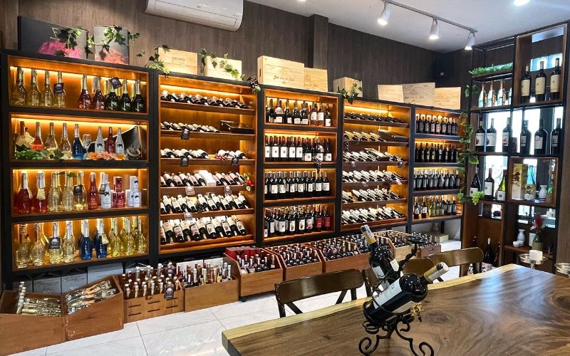 Các tiêu chí đánh giá cửa hàng rượu vang