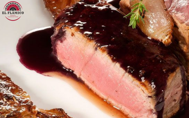 Hearty dinner with Iberico Steak recipe