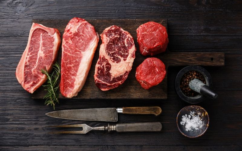 5 Phần thịt Steak ngon nhất của thịt bò Mỹ Black Angus