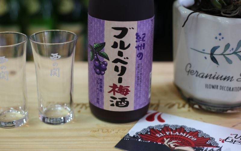 Rượu mơ Nhật umeshu mix cùng các loại trái cây