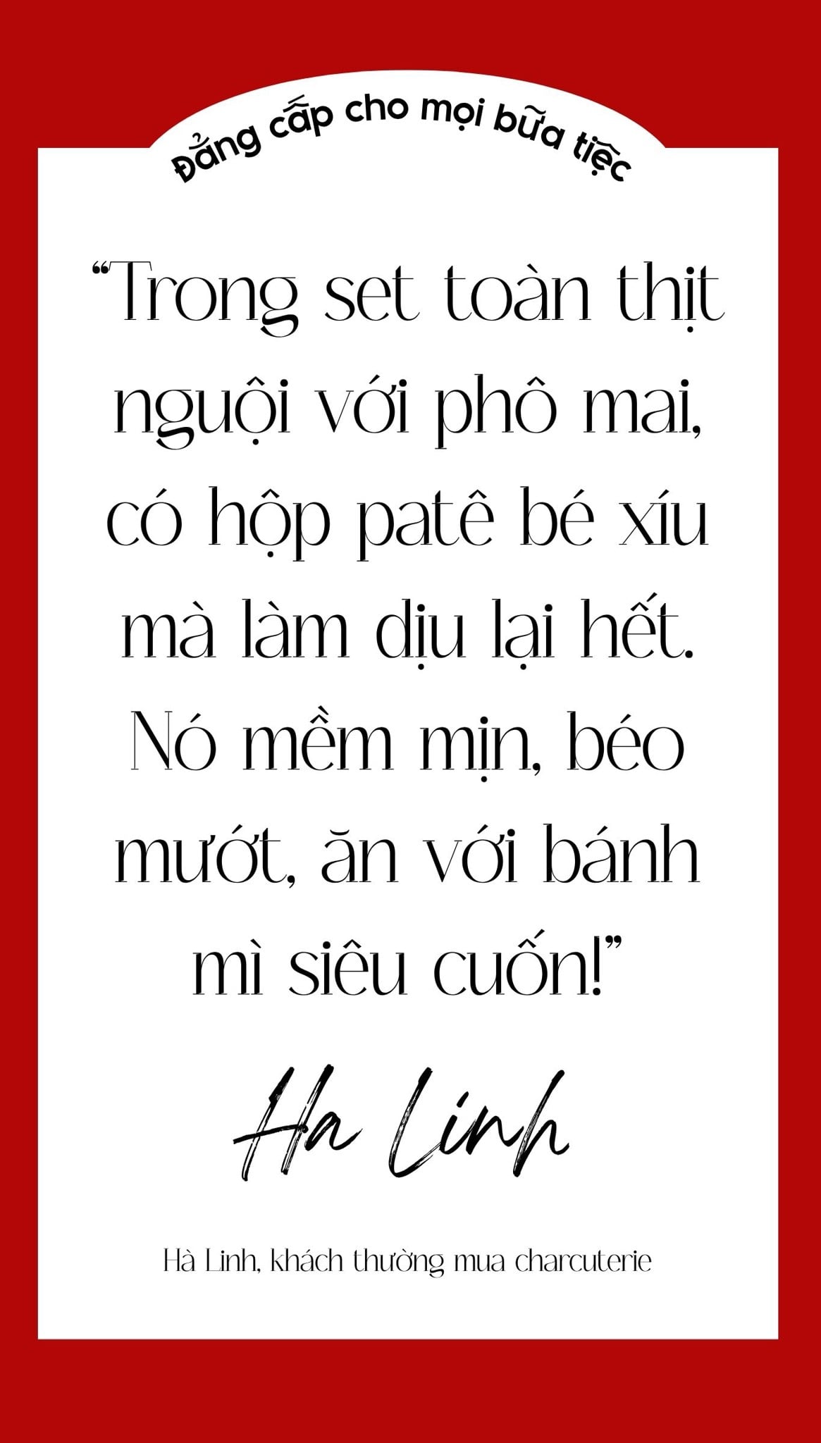 Nguyên Liệu Charcuterie (Tất Cả)