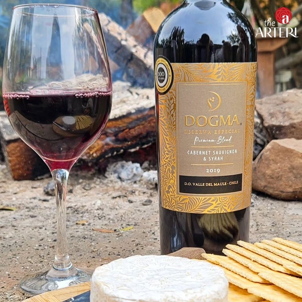 Ly Dogma bên lửa hồng, thêm chút phô mai mềm – trọn vị cho buổi chiều thư giãn.