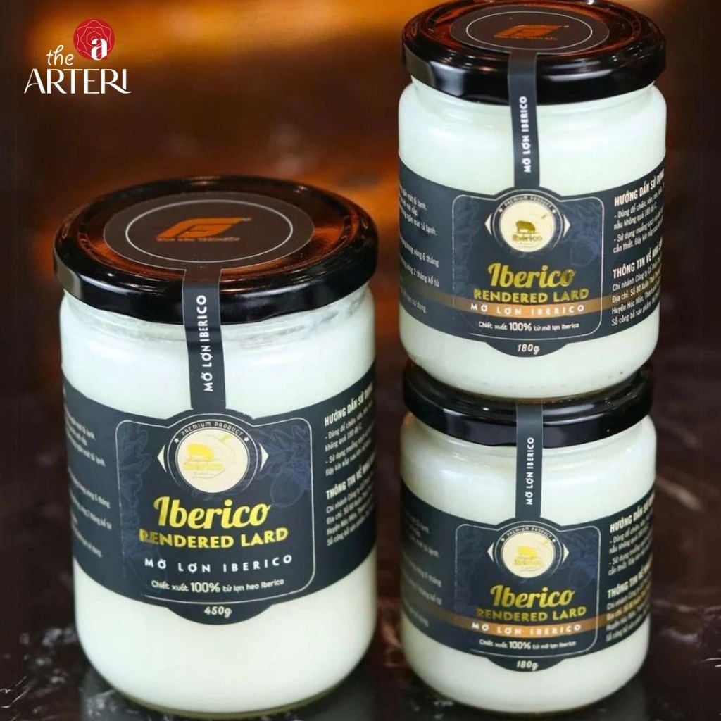 Được sản xuất từ 100% mỡ heo Iberico &ndash; nguy&ecirc;n liệu cao cấp cho căn bếp của bạn.