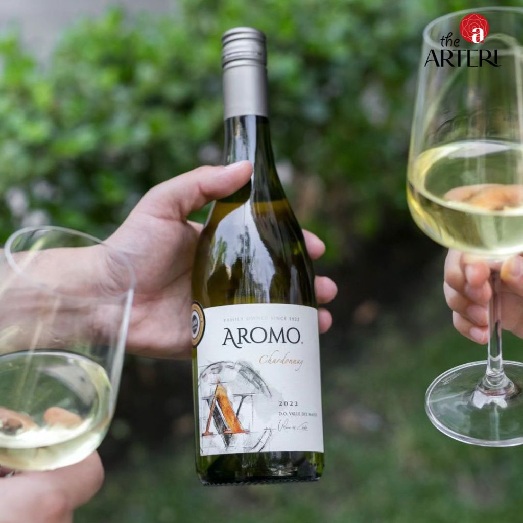 Chai Aromo Chardonnay 2022 – lựa chọn tinh tế cho buổi trò chuyện thư giãn cùng bạn bè nơi góc vườn xanh mát.