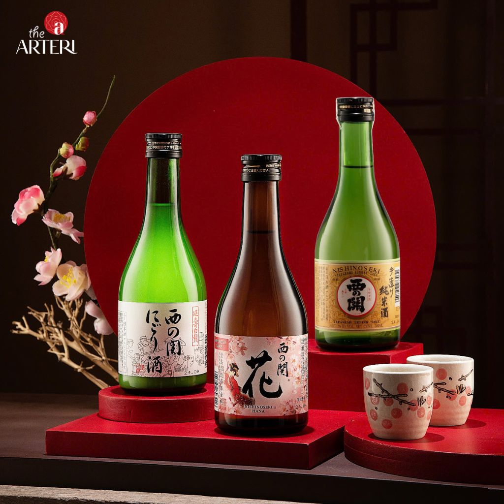 Hana dẫn đầu bộ ba sake – nhẹ nhàng nhưng cuốn hút, sánh vai cùng những hương vị đặc trưng của nhà Nishinoseki.
