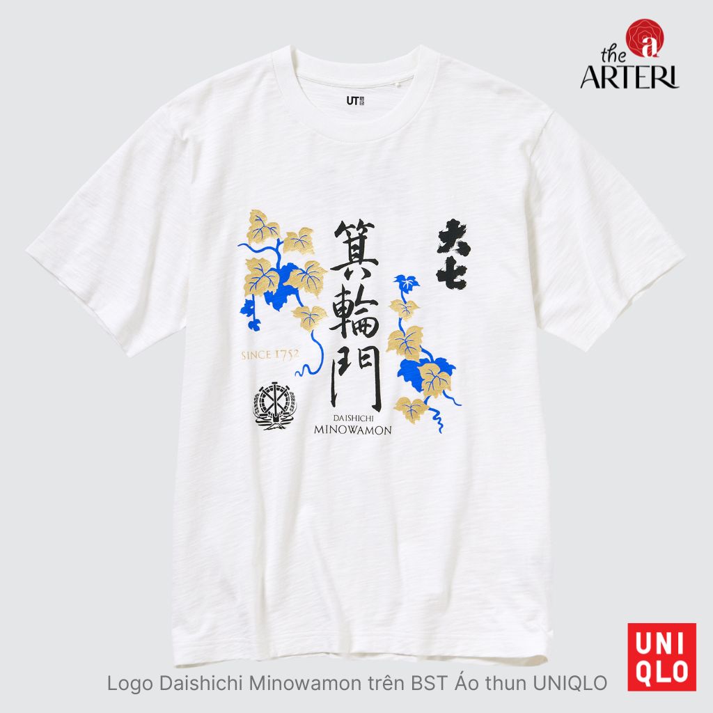 Daishichi collab UNIQLO, biến l&aacute; thường xu&acirc;n tr&ecirc;n nh&atilde;n chai th&agrave;nh dấu ấn thời trang đậm chất Nhật.
