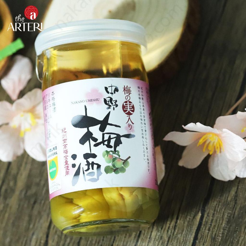 Rượu mơ Nakano Umeshu Nhật có quả 160ml tại TheARTERI