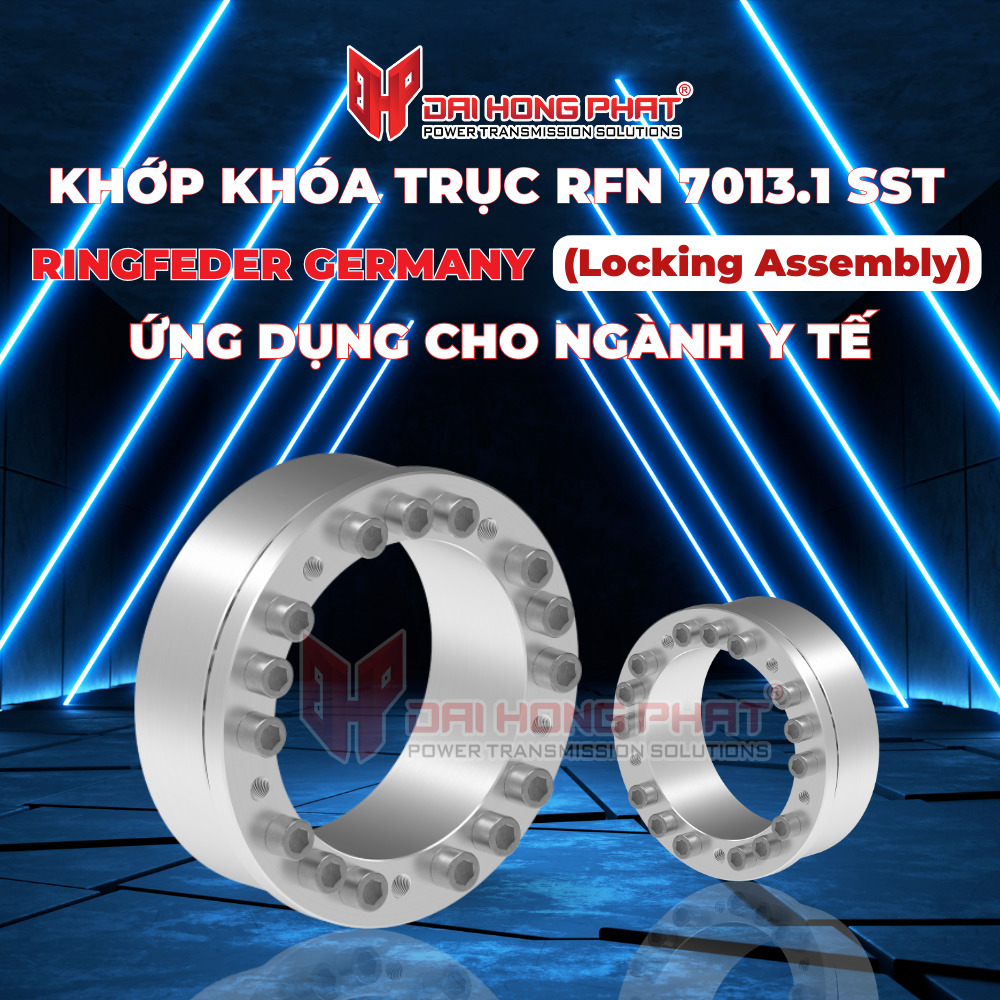 KHỚP KHOÁ TRỤC RFN 7013.1 SST RINGFEDER GERMANY (LOCKING ASSEMBLY) ỨNG DỤNG CHO NGÀNH Y TẾ