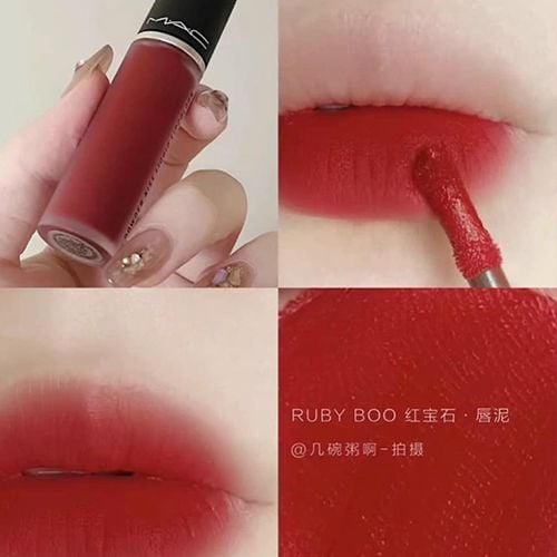 Son Kem Mac Powder Kiss Liquid Màu 975 Ruby Boo - Đỏ Ruby Nóng ...