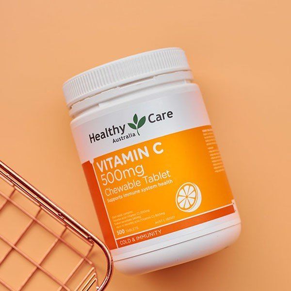 Viên Nhai Vitamin C Healthy Care 500mg Chewable Tablet – Punnata Beauty