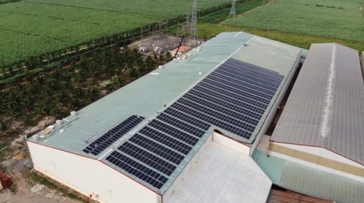 Dự án điện mặt trời Công ty Hồng Hà