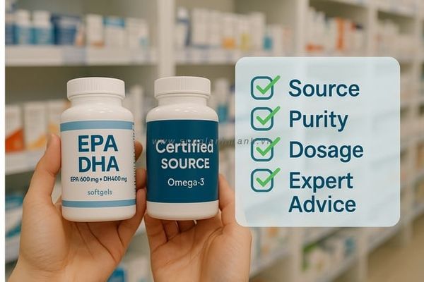 dầu cá và omega 3 khác nhau như thế nào