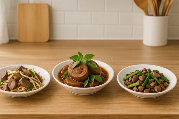 các loại thịt giàu canxi
