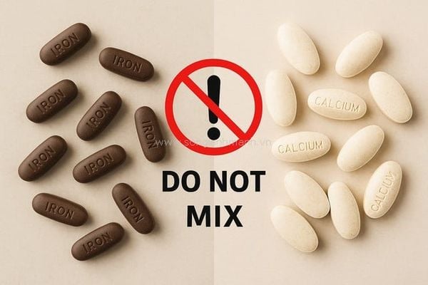 cách uống sắt và canxi đúng cách