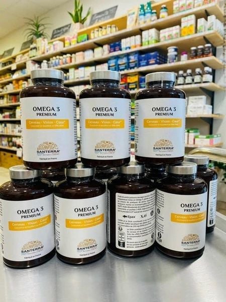 Viên uống omega 3 premium santerra cao cấp chính hãng Pháp