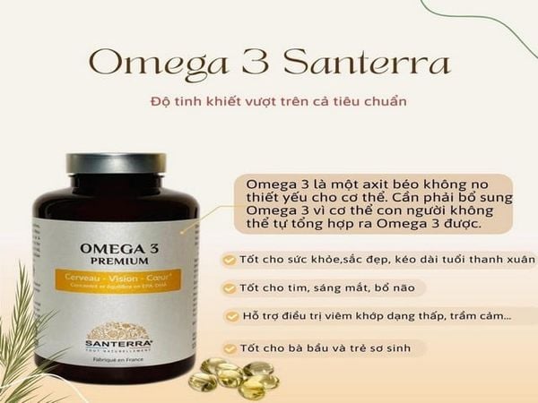 Viên uống omega 3 premium santerra
