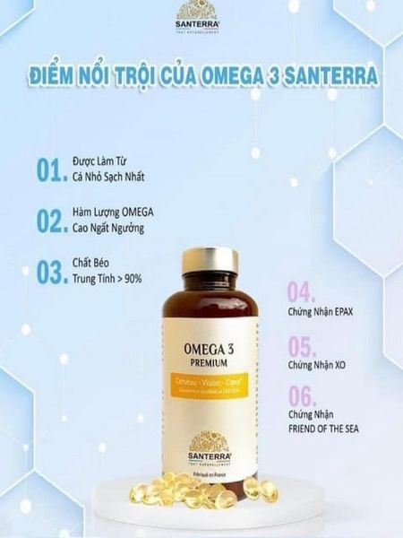Viên uống omega 3 premium santerra