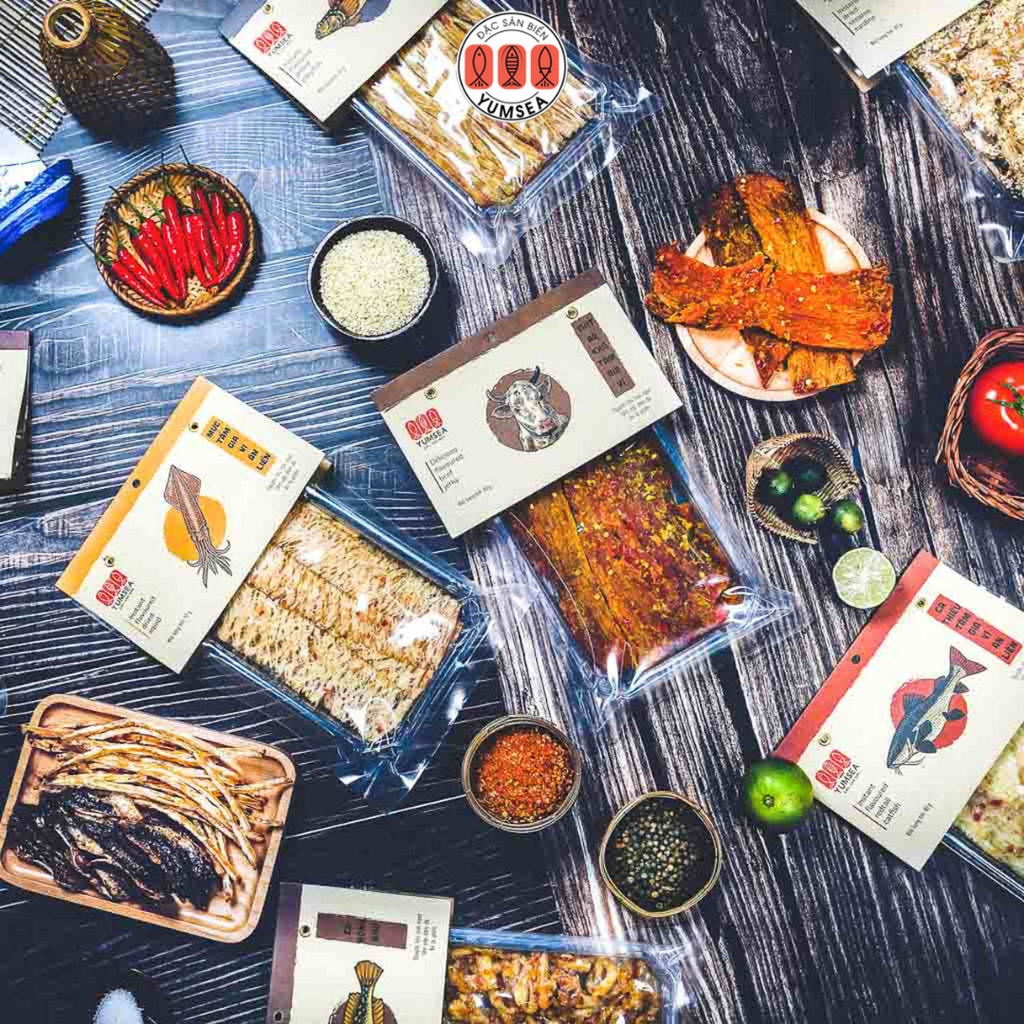 Đóng gói sản phẩm Yumsea – Bí quyết giữ trọn vị ngon đặc sản biển