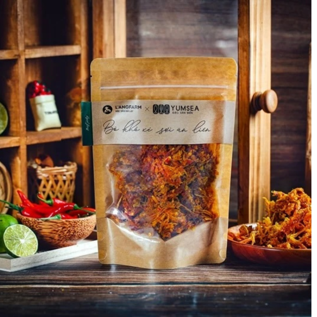 Bò Khô Xé Sợi Yumsea – Ngon Từng Sợi, Đậm Đà Từng Vị!