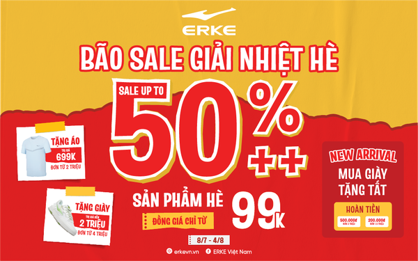 GIẢI NHIỆT MÙA HÈ VỚI CƠN BÃO SALE ĐẶC BIỆT TỪ 8/7 – 4/8