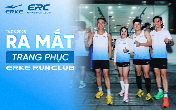 ERKE RUN CLUB – TRAO TẶNG TRANG PHỤC, LAN TỎA TINH THẦN CHẠY BỘ