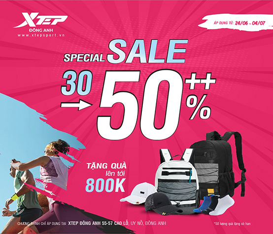 XTEP SPECIAL SALE 30-50%++
