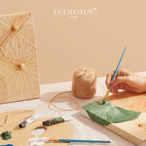 Thử sức sáng tạo với Lá sen Ecolotus, tại sao không?