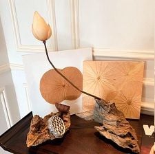 ECOLOTUS - DIY LÀM VÀ TÔ MÀU TRANH CANVAS TỪ LÁ SEN THẬT ĐỒNG THÁP GIÚP THƯ GIÃN, TRANG TRÍ KHÔNG GIAN SỐNG